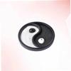 BIUDECO Yin and Trigram Sand Table Resin Crafts for Home Decoration Black Creative Household Ornament for Zen Spaces and Tranquil Environments view 4