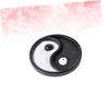 LIFKICH Yin Trigram Sand Table Resin Crafts Home Decoration Elegant Black Household Ornament for Tranquil Spaces for Housewarmings and Celebrations view 2