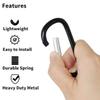 Buggy Clips Hook Your Shopping Bags, Baby Changing or Handbag to Any Universal Pram, Stroller or Pushchair - 2pcs Brown Carabiner Clips view 2