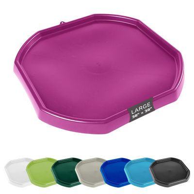 MEKA Large 38"x38" Tuff Tray Pink, Indoor Activity Sensory Tray Children, Outdoor Play Sand and Water Table for Toddlers and Kids, Toy Boys Girls