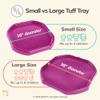 MEKA Large 38"x38" Tuff Tray Pink, Indoor Activity Sensory Tray Children, Outdoor Play Sand and Water Table for Toddlers and Kids, Toy Boys Girls view 2
