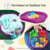 MEKA Large 38"x38" Tuff Tray Pink, Indoor Activity Sensory Tray Children, Outdoor Play Sand and Water Table for Toddlers and Kids, Toy Boys Girls view 4