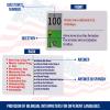 US Civic Test Flash Card 2026-100 USCIS Citizenship Flash Card (Questions & Answers) Bilingual Spanish English Naturalization Study Guide US Civics Test Flash Cards Bilingual Booklet Combo Set view 3