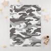Camo Soft Fleece Baby Blanket/Artic Camo Toddler Cover view 2
