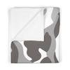 Camo Soft Fleece Baby Blanket/Artic Camo Toddler Cover view 4