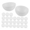 PENIKOKO 50Pcs Plastic Raffle Draw Balls with Openable Lid for Party Games and Holiday Activities Fillable Hollow Capsule Balls for Prizes Suitable for Christmas Halloween and Event Celebrations view 1