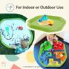 MEKA Small 28"x28" Tuff Tray Bright Green, Indoor Activity Sensory Tray Children, Outdoor Play Sand and Water Table for Toddlers and Kids, Toy Boys Girls view 4