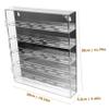 Angoily Acrylic Coin Display Box Holder for Collecting Coins Medals and Badges 10-Piece Storage Case view 2