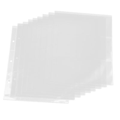 TOGEVAL 1bag Banknote Collection Holder Page Inserts Money Wrappers for Bills Currency Sleeves Protective Pouches