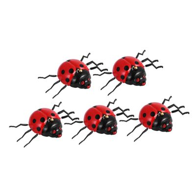 CIYODO 5Pcs Beetle Pulling String Educational Animal for Funny Clockwork Beetle with Random Colors for Learning and Play Activities