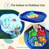 MEKA Large 38"x38" Tuff Tray Navy, Indoor Activity Sensory Tray Children, Outdoor Play Sand and Water Tray for Toddlers and Kids, Toy Boys Girls view 4