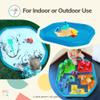 MEKA Large 38"x38" Tuff Tray Blue, Indoor Activity Sensory Tray Children, Outdoor Play Sand and Water Table for Toddlers and Kids, Toy Boys Girls view 4