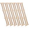 LOORGVEL 6pcs Miniature Picket Fence Wooden Garden Fence for Bonsai and Fairy Garden Displays Easy Assembly Scale Model Accessories for Educational Projects view 1