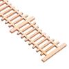 LOORGVEL 6pcs Miniature Picket Fence Wooden Garden Fence for Bonsai and Fairy Garden Displays Easy Assembly Scale Model Accessories for Educational Projects view 3