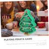 SUPVOX 1set Christmas Tree with Blindfold and Stick Fun Party Decoration for Family Gatherings and Celebrations for Holiday Festivities and Photography Props view 2