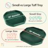 MEKA Small 28"x28" Tuff Tray Dark Green, Indoor Activity Sensory Tray Children, Outdoor Play Sand and Water Table for Toddlers and Kids, Toy Boys Girls view 2