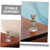 Alipis 2pcs Doll Display Stand Figures and Toys Adjustable Support Holder Plastic and Bracket for Home Decor Easy Installation and Space-saving view 3