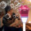 Bubble Torch Machine, Outdoor Bubble Machine Stand,Children Bubble Maker Stand Machine with Music | Road Lamp Photography Rechargeable Playback view 2