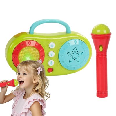 Microphone for - Singing Machine Microphone in Karoke Speaker Multi-Functional Electric Game Game for Age 3 and Up Music
