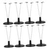 Abaodam 8pcs Action Figure Display Stand Versatile Organizer and Doll Holder Compact Design for Efficient Showcasing for Collectors and Aesthetic Displays view 1