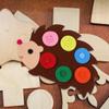 Totority DIY Felt Handmade Craft Toy for Kids Educational Non-Woven Button Art Enhances Creativity and Motor Skills for Family Fun and Parties 9.13X5.78In view 4