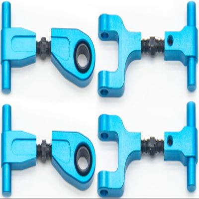 Adjustable Front/Rear Upper Arms Set for Tamiya TT02 Adjustable Upper Arms Aluminum Alloy Suspension Arms for Tamiya 1/10 on Road RC Car Suspension Upgrade Kit, TT02 Chassis Arms Length Adjustable