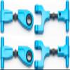 Adjustable Front/Rear Upper Arms Set for Tamiya TT02 Adjustable Upper Arms Aluminum Alloy Suspension Arms for Tamiya 1/10 on Road RC Car Suspension Upgrade Kit, TT02 Chassis Arms Length Adjustable view 1