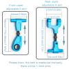 Adjustable Front/Rear Upper Arms Set for Tamiya TT02 Adjustable Upper Arms Aluminum Alloy Suspension Arms for Tamiya 1/10 on Road RC Car Suspension Upgrade Kit, TT02 Chassis Arms Length Adjustable view 2
