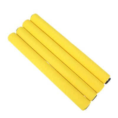 BIUDECO 4pcs Relay Running Tools Slip Sponge Covered Relay Sticks Stainless Steel for Boys and Girls Adults for Racing Competition