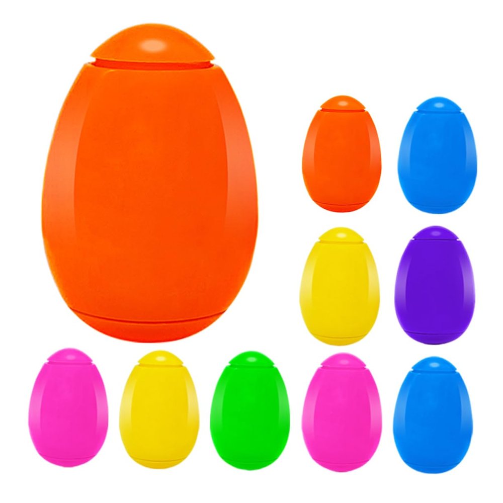 JOINPAYA 10pcs Shaped Tops Fun Easter Toys for Boy Girl Easter Basket Fillers Engaging Finger Playthings for Boys and Girls for Hunts and Party Favors