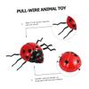 LIOOBO 5Pcs Wind Up Animal Beetle for Clockwork Beetle Pulling String Fun Beetle for Unique Present for Ages view 2