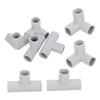 Abaodam 8pcs Plastic t Shaped Connectors for Toddler Playpen Safety Gate Accessories view 1