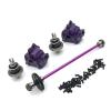 RC Car Upgrade Parts for WLtoys for 1/14 144010 144001 144002 RC Car Parts Upgrade Metal Center Drive Shaft Assembly Gearbox Differential Kit(Purple) view 1