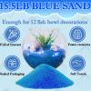 12 Set 30 oz Plastic Fish Bowl for Centerpieces Beach Sea Nautical Party Decorations, Plastic Fish Bowls with Blue Lights, Fake Sea Grass and Blue Sand(with Sand) view 3