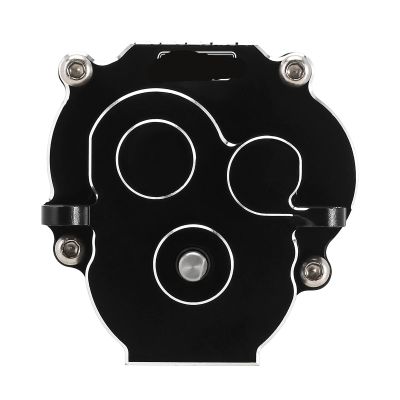 PWKSYTBJ Black/Red CNC Aluminum Complete Transmission with 180 Brushed Motor 48T for 1/18 RC Crawler TRX4M Upgrade(Red)