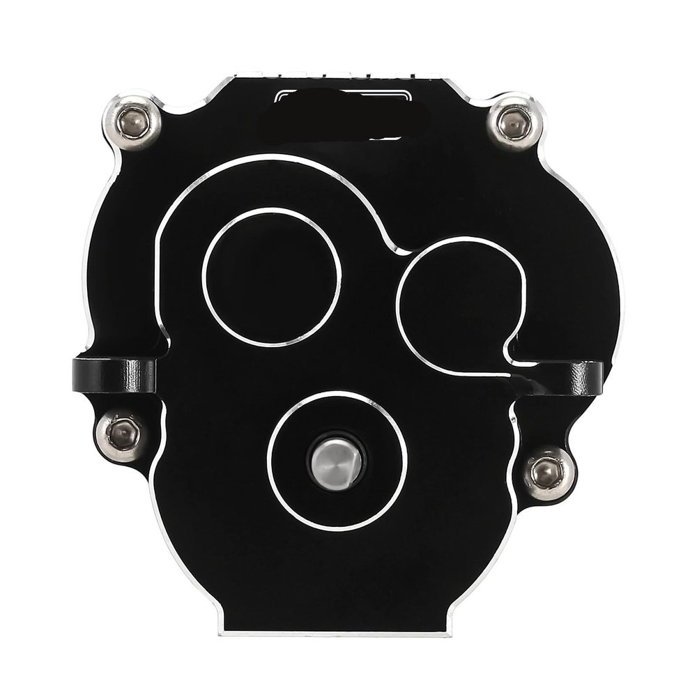 PWKSYTBJ Black/Red CNC Aluminum Complete Transmission with 180 Brushed Motor 48T for 1/18 RC Crawler TRX4M Upgrade(Red)