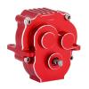 PWKSYTBJ Black/Red CNC Aluminum Complete Transmission with 180 Brushed Motor 48T for 1/18 RC Crawler TRX4M Upgrade(Red) view 2