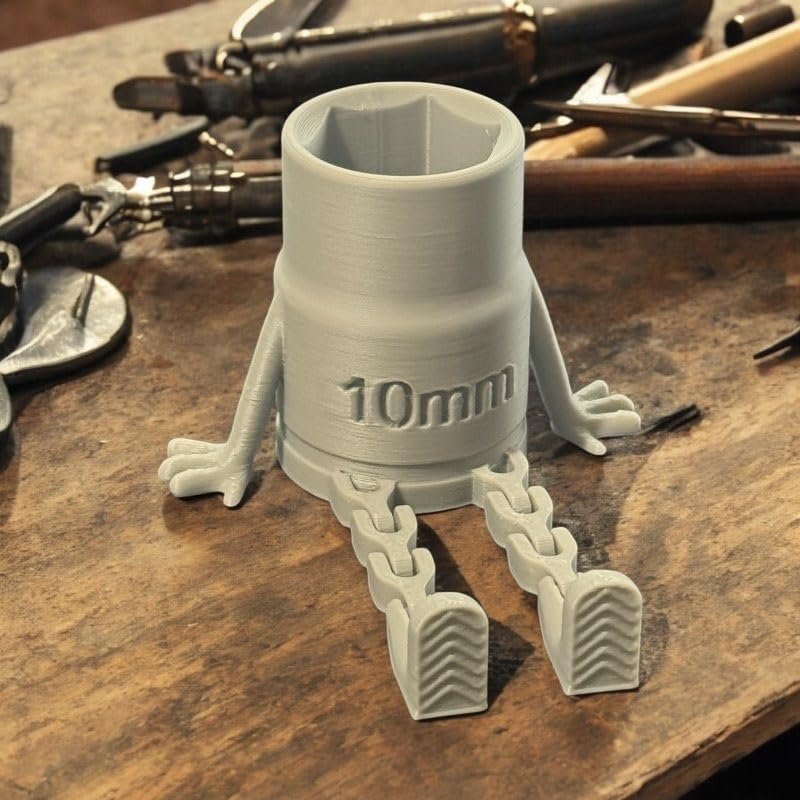 Articulated 10mm Socket Buddy | Home Dcor and Office Desk Toys | Autism, ADHD, Sensory | 3D Printed Gift
