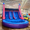21FT(L) Commercial Grade Water Slide for Kids Adults, (Double Slide) (Heavy Duty Full PVC) (Big Airtight Splash Water Pool), 950w Blower, Inflatable Waterslide for Backyard, Outdoor Park, 21x11x12ft view 3