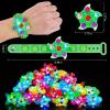 24 Pack Light Up Fidget Spinner Bracelet, Party Favors for Kids 4-8 8-12, Glow in the Dark Halloween Goodie Bags Stuffers for Kids, Treasure Box Toys Classroom Prizes, Stocking Stuffers Birthday Gift view 3