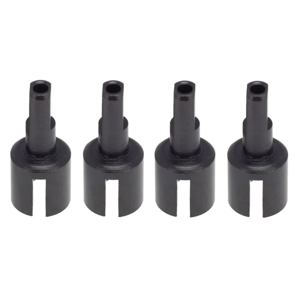 jnxwenu 4 pcs Steel Gearbox Joint Cup Diff Cup for Tam-iya TT01 TT02 TT01D TT01E DF-02 M05 M06 1/10 RC Car Upgrade Parts