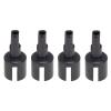 jnxwenu 4 pcs Steel Gearbox Joint Cup Diff Cup for Tam-iya TT01 TT02 TT01D TT01E DF-02 M05 M06 1/10 RC Car Upgrade Parts view 1