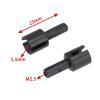 jnxwenu 4 pcs Steel Gearbox Joint Cup Diff Cup for Tam-iya TT01 TT02 TT01D TT01E DF-02 M05 M06 1/10 RC Car Upgrade Parts view 2