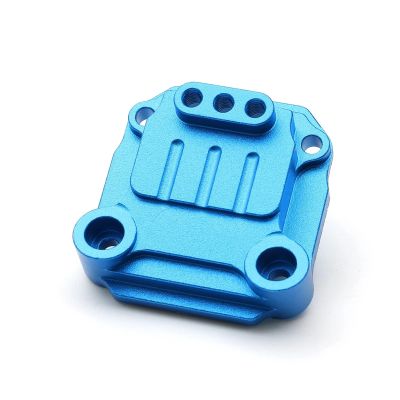 jnxwenu Metal Gearbox Cover for 1/10 for Tam-iya TA01 TA02 DF01 RC#XS-TA29165(Blue)