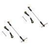 2 Set Steering Link Servo Link Rod Steering Linkage for WPL C14 C24 C34 B1 B14 B24 B16 B36 1/16 RC Car Spare Parts view 2