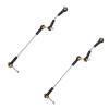 2 Set Steering Link Servo Link Rod Steering Linkage for WPL C14 C24 C34 B1 B14 B24 B16 B36 1/16 RC Car Spare Parts view 3