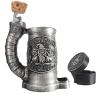 TCGADVN DND Mug Dice Tower Set, DnD Dice Cup with Storage, 12/16 Oz Beverage Holder, DND Accessories for Players, Best Gift for RPG Game lover (Introverted Wizard) view 2
