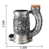 TCGADVN DND Mug Dice Tower Set, DnD Dice Cup with Storage, 12/16 Oz Beverage Holder, DND Accessories for Players, Best Gift for RPG Game lover (Introverted Wizard) view 3