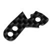 jnxwenu Carbon Fiber Steering Board for Tam-iya TT02 TT-02 1/10 RC Car Upgrade Parts view 2