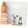 DIYEAH 5pcs Wooden Base Felting Doll Stand Easy-to-use Display Holder for Needle Felt Dolls Ideal Present for view 4